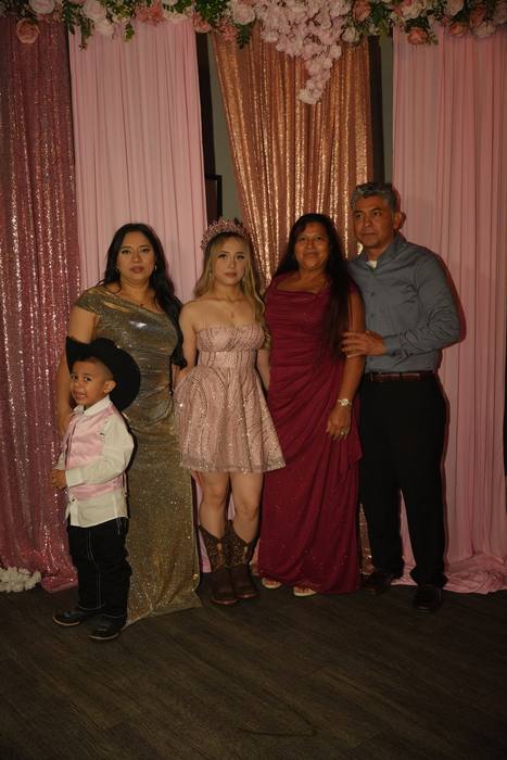 Foto de los XV años de Michell